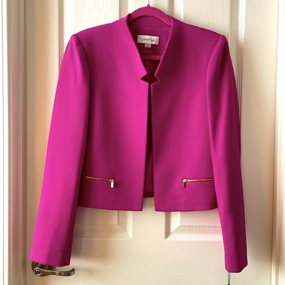 Calvin Klein open blazer